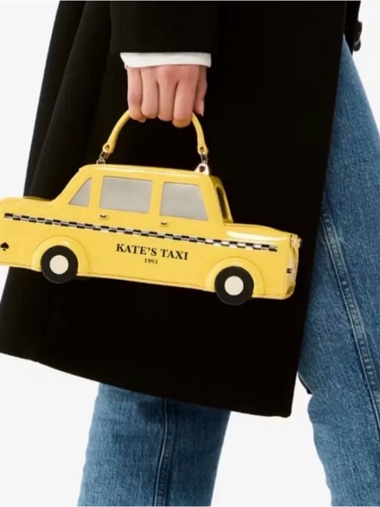 kate spade Handbags - Kate Spade Novelty Taxi Bag, NWT and bag charm